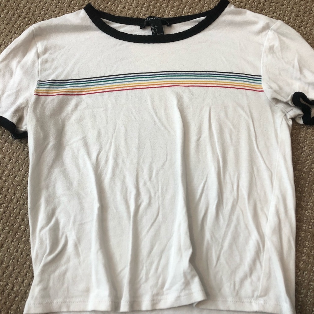 Rainbow streak shirt